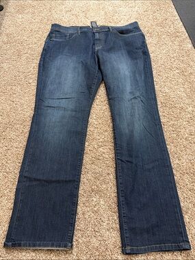 Travis Mathew Men's Relaxed Jeans - Dark Blue Wash